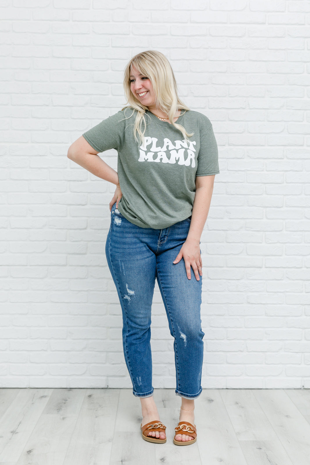 Green Thumb Graphic Tee Womens 