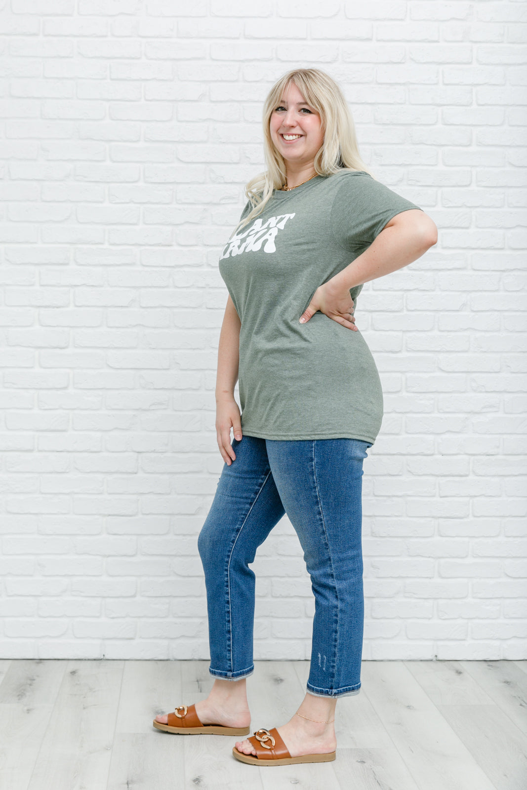 Green Thumb Graphic Tee Womens 