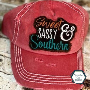 Sweet Sassy and Southern Vintage Trucker Hat Hat 