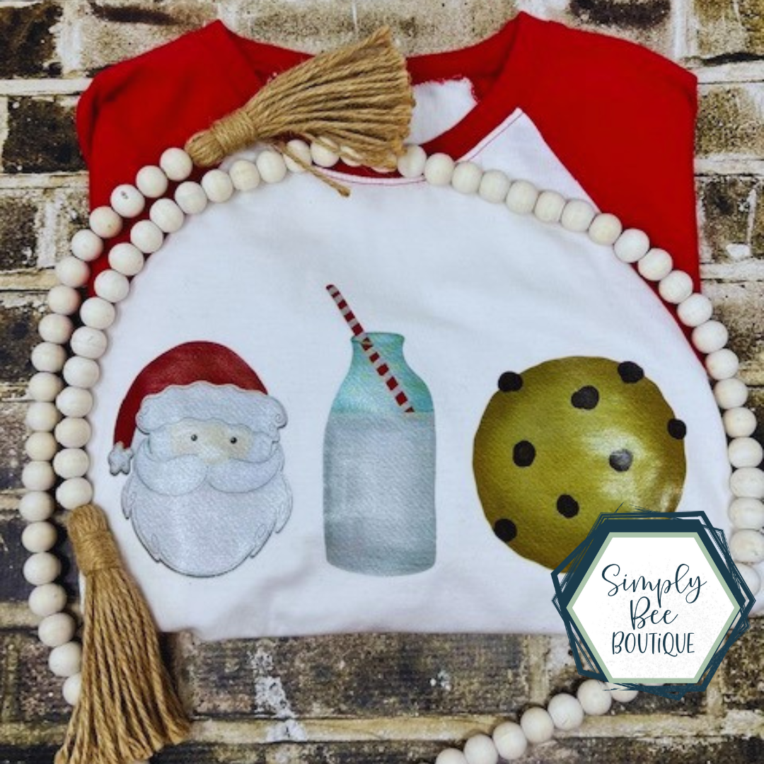 Santa Milk &amp; Cookies Tee