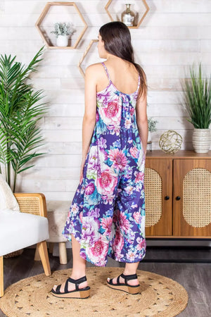Relaxed Fit Jumpsuit in Assorted Prints