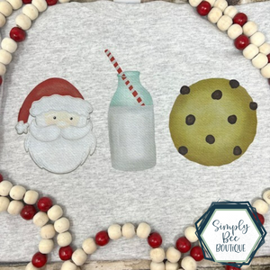 Santa Milk & Cookies Tee
