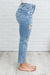 Florence High Waist Destroyed Boyfriend Jeans Womens 