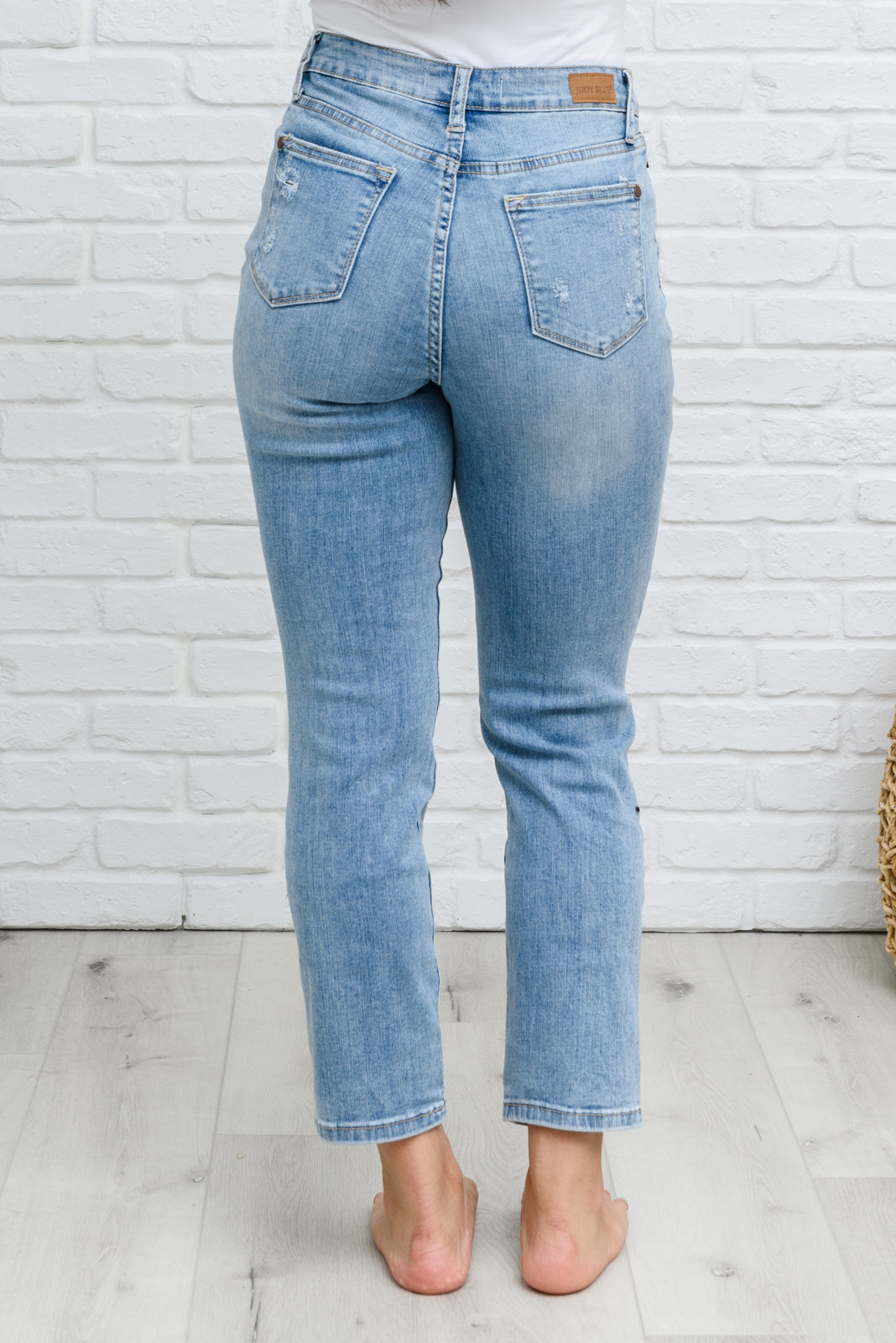 Florence High Waist Destroyed Boyfriend Jeans Womens 