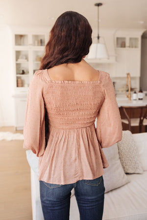Always Lovely Top In Mauve Womens 