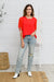 Best Of My Love Short Sleeve Blouse In Red Womens 