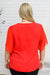 Best Of My Love Short Sleeve Blouse In Red Womens 