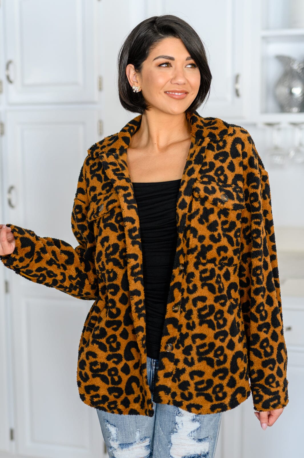 Castle Spotting Animal Print Jacket Womens 