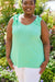 Cherry Girl Tank in Green Womens 