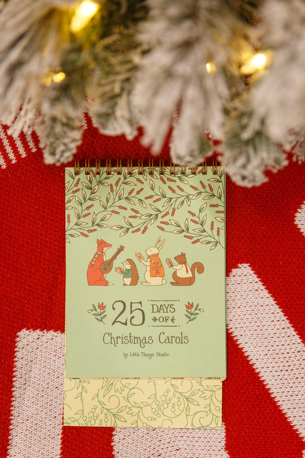 Christmas Carols Calendar Womens 