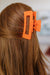 Claw Clip Set of 4 in Orange