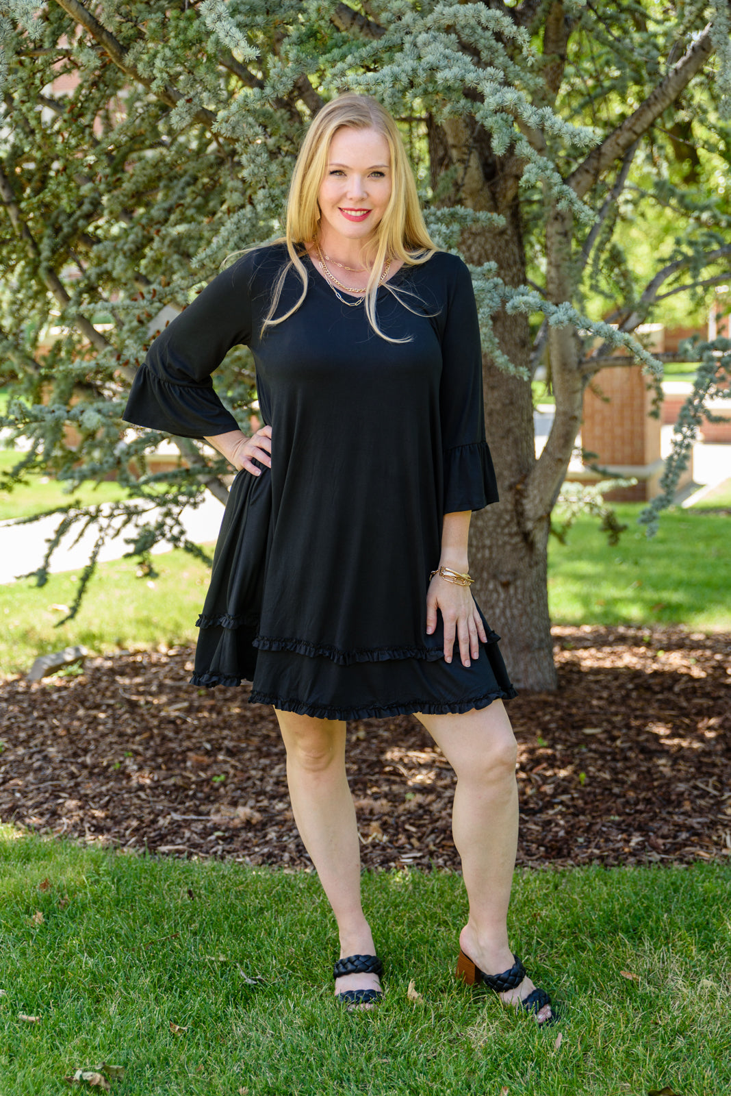 Coast Dress in Black Womens 