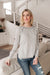 Cream Comfort Top In Heather Gray Womens 