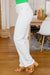 Diana Straight Leg Jeans In White Womens 