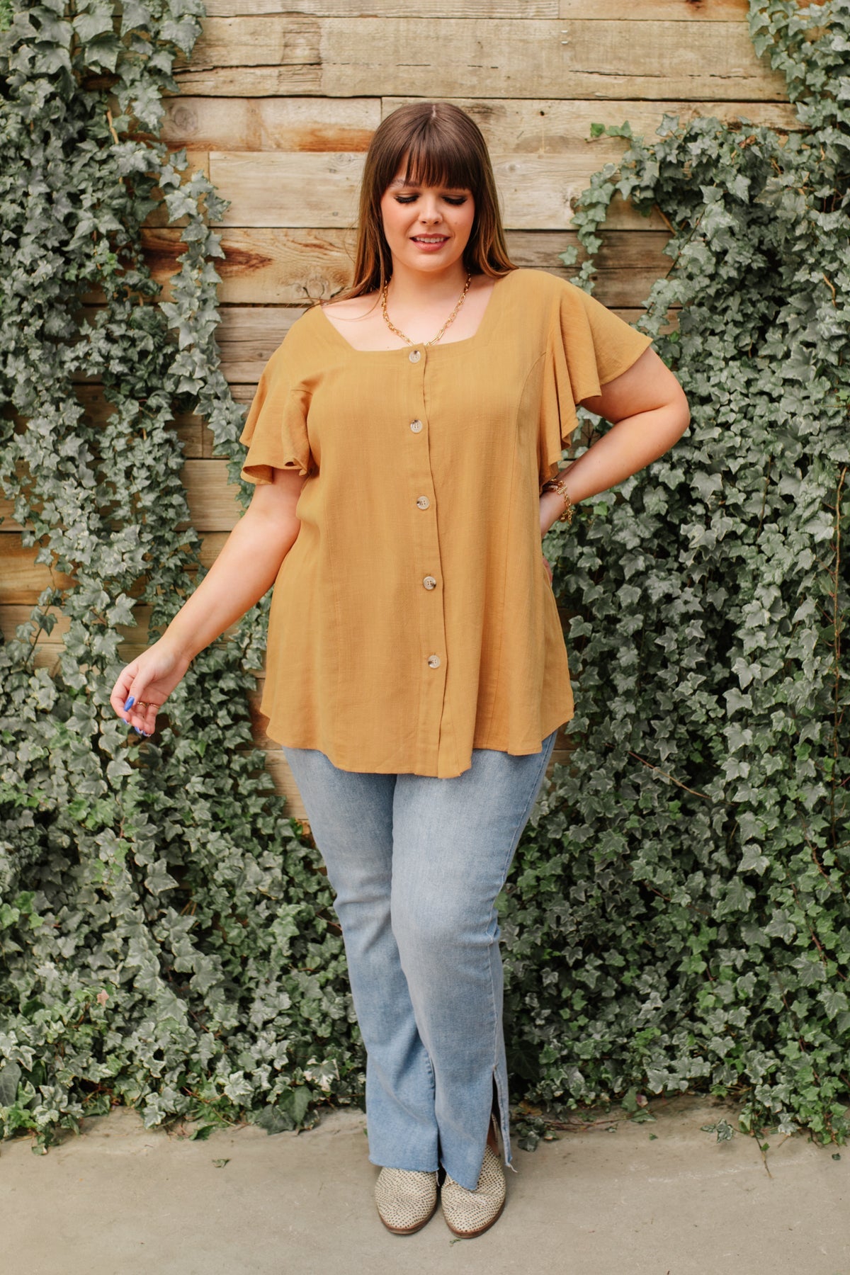 Envy Me Top in Taupe Womens 