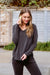 Essential Lounge Top In Black Lava Womens 