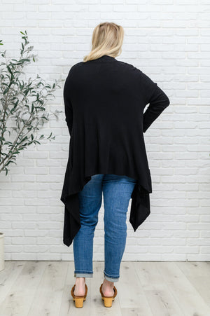 Ever Soft Cascade Cardigan With Pockets In Black Womens 