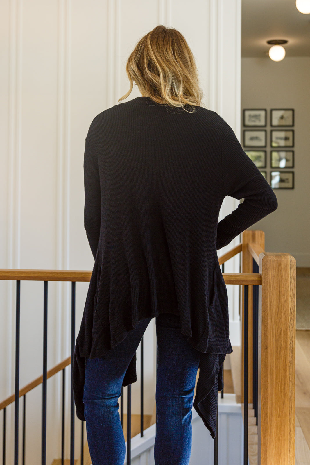 Ever Soft Cascade Cardigan With Pockets In Black Womens 