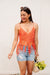 Festival Fringe Tank in Orange Womens 