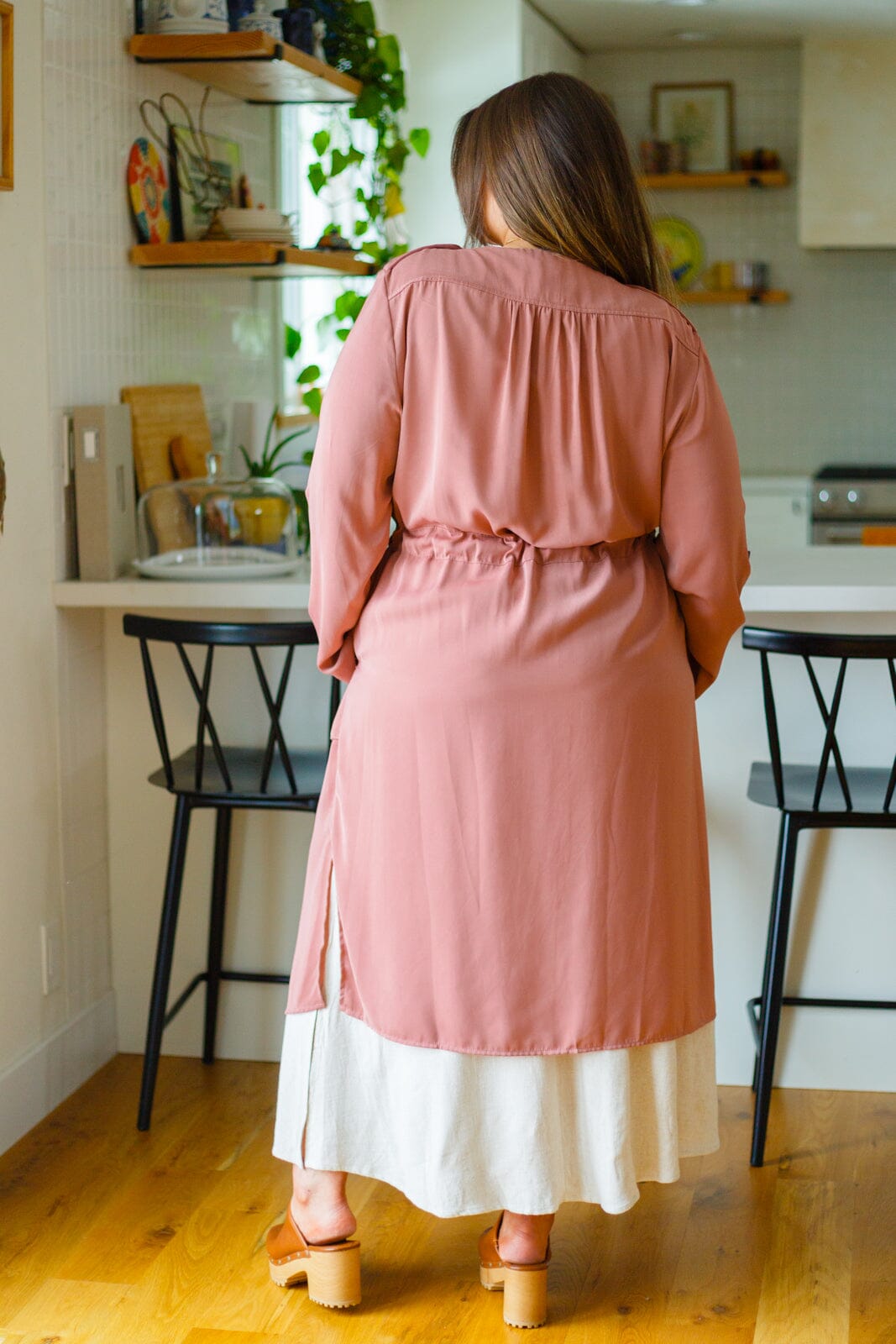 First Day Of Spring Jacket in Dusty Mauve Womens 