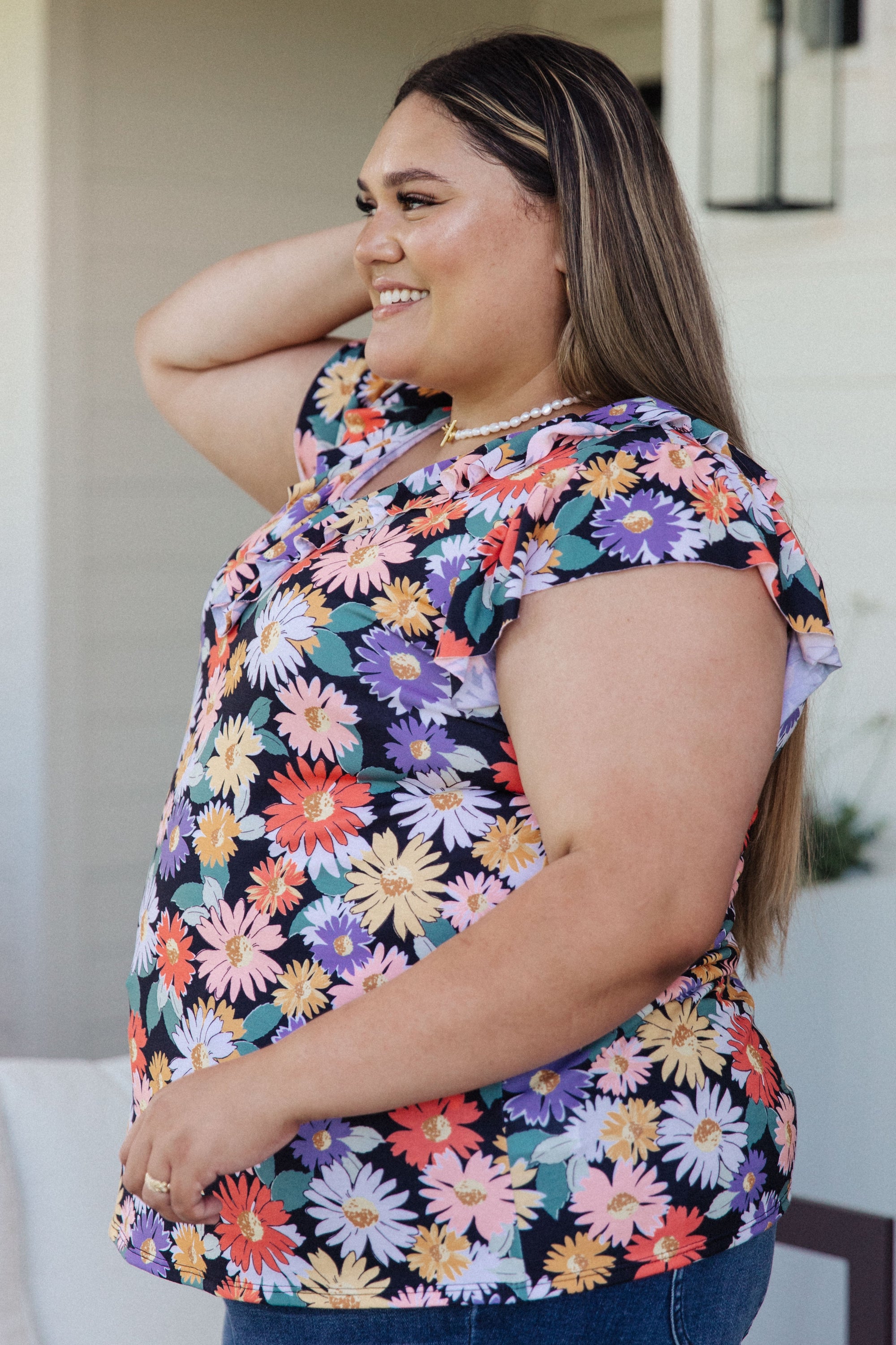 Flower Power Floral Top