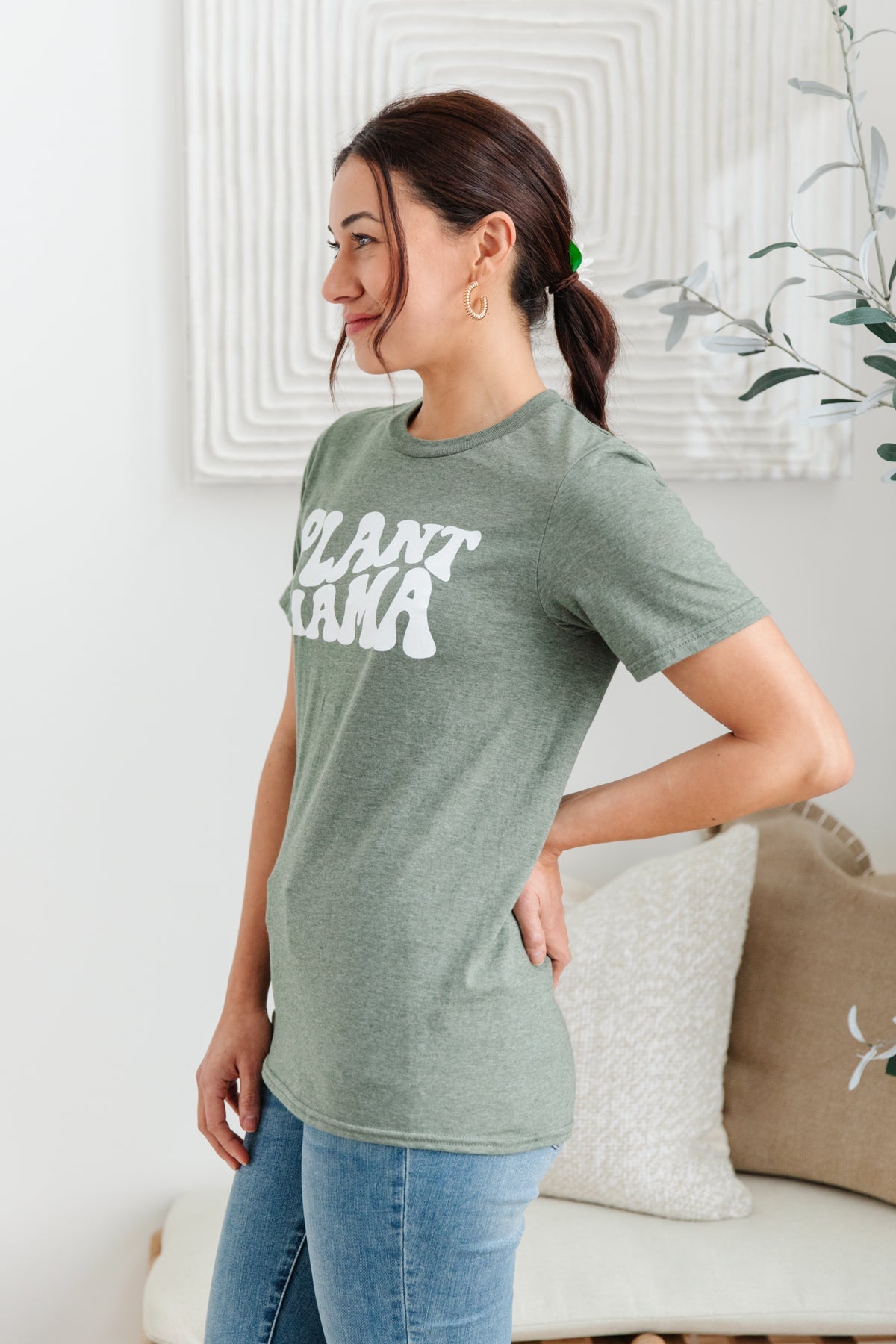 Green Thumb Graphic Tee Womens 