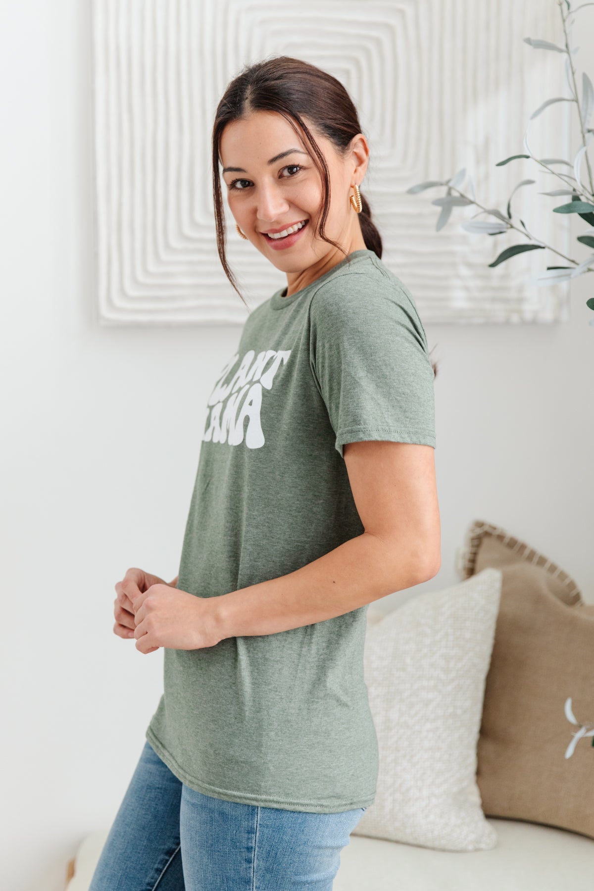 Green Thumb Graphic Tee Womens 