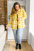 Hard To Miss Shacket In Mustard Womens 