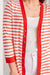 Have You Heard Cardigan in Red Womens 