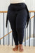 Hilary Side Fringe Skinny Jegging In Black Womens 