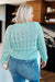 Hole In One Sheer Pointelle Knit Sweater