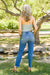 Howdy Embroidery Boyfriend Jeans Womens 