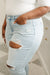 Super Light Destroyed Boyfriend Jeans Womens 