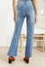 Jody Slim Flare Side Slit Jeans Womens 