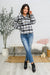 Kate Plaid Jacket in Black & White Womens 