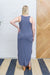 Knowing You Ribbed Dress Womens 