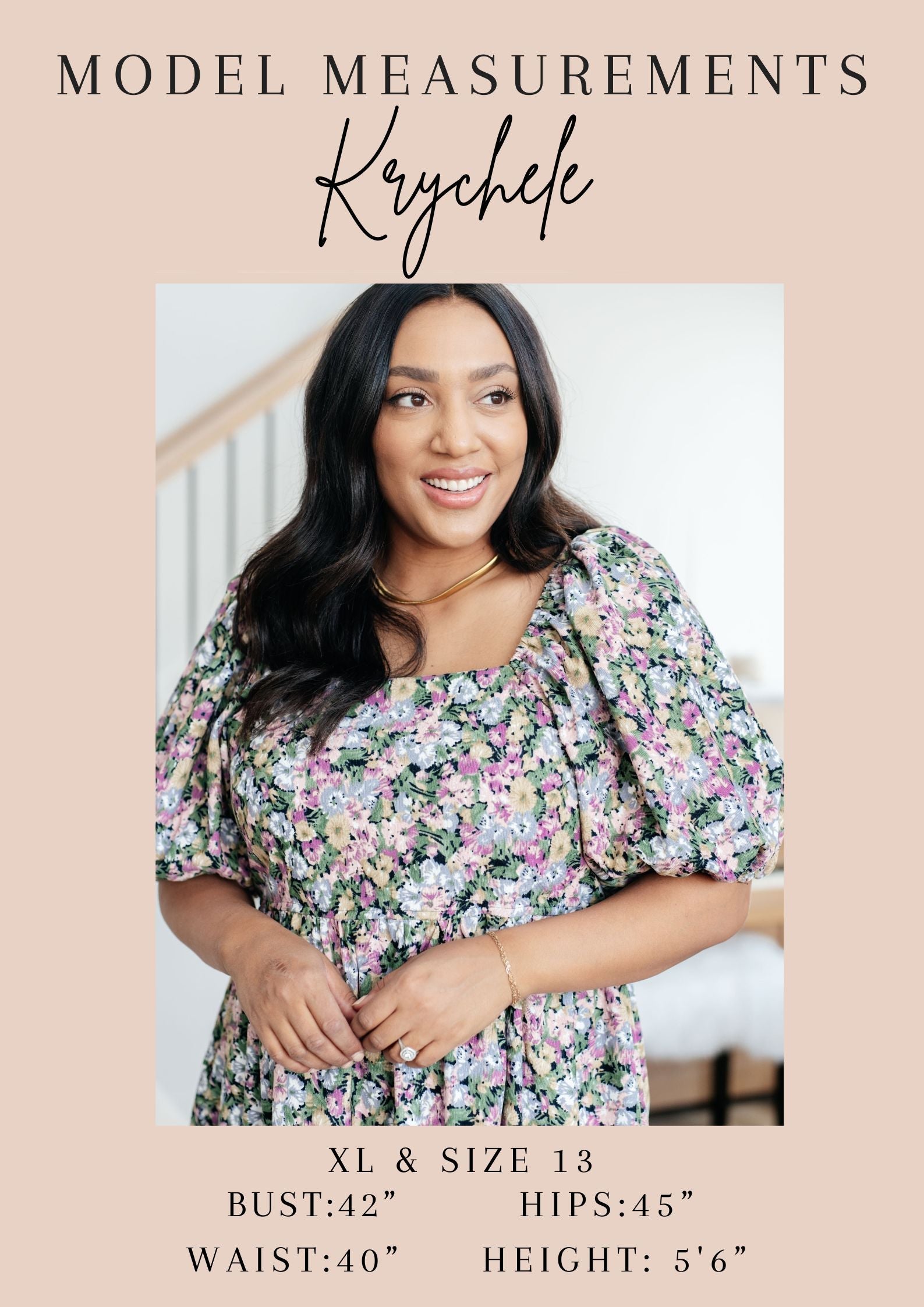 Lizzy Top in Royal Floral