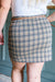 Late To Class Plaid Mini Skort Womens 