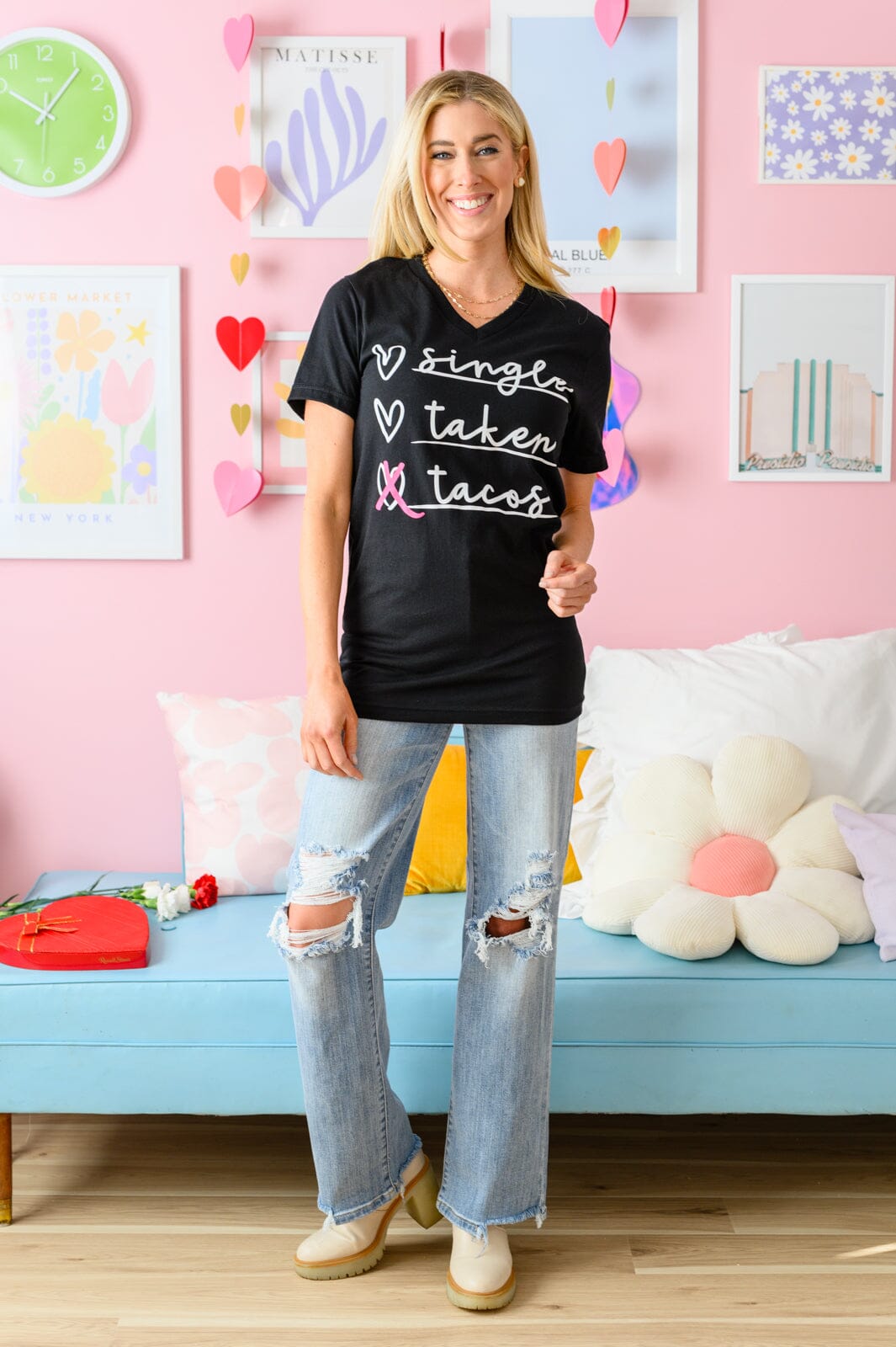 Love & Tacos Tee Womens 