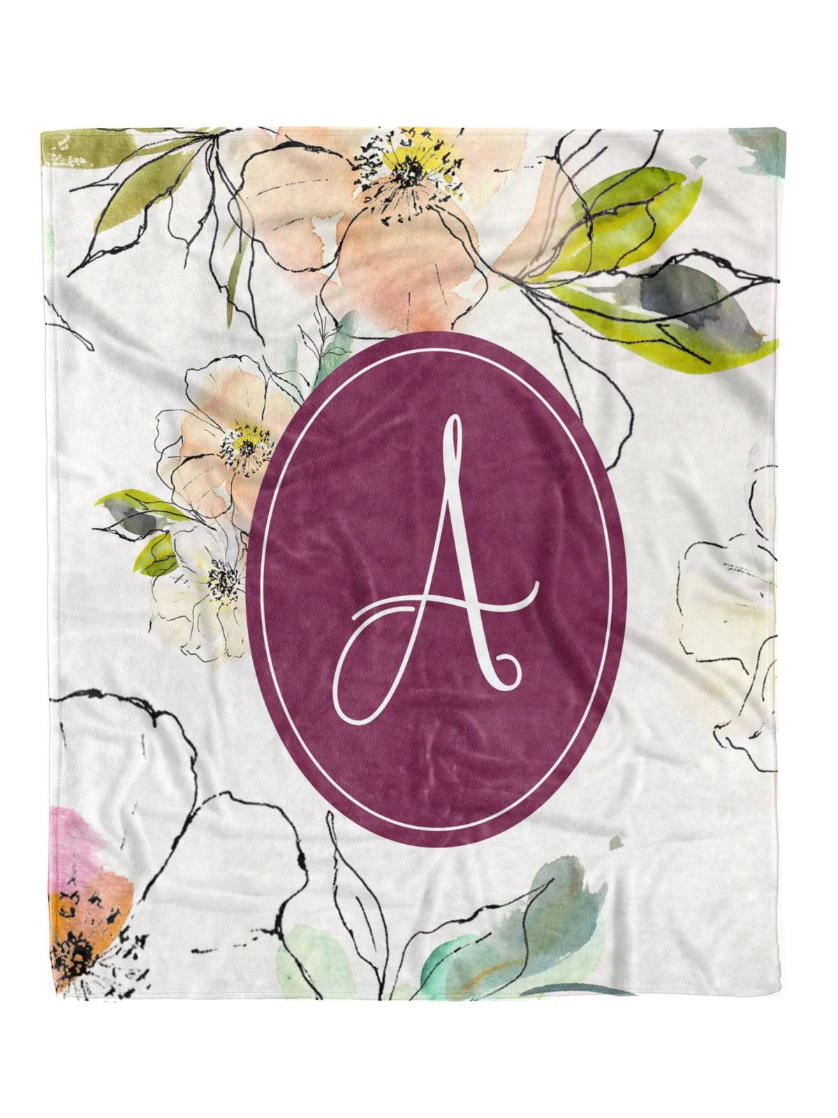 PREORDER: Carlita Floral Custom Minky Blanket