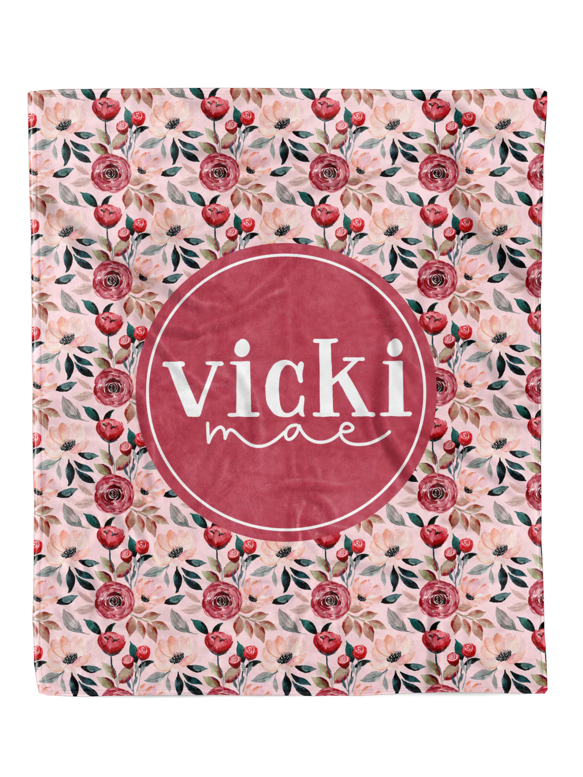 PREORDER: Rosie Florals Custom Minky Blanket