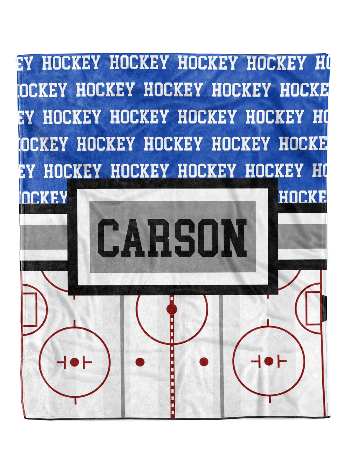 PREORDER: Hockey Custom Minky Blanket