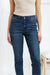 Mid-Rise Relaxed Fit Mineral Wash Jeans Womens 