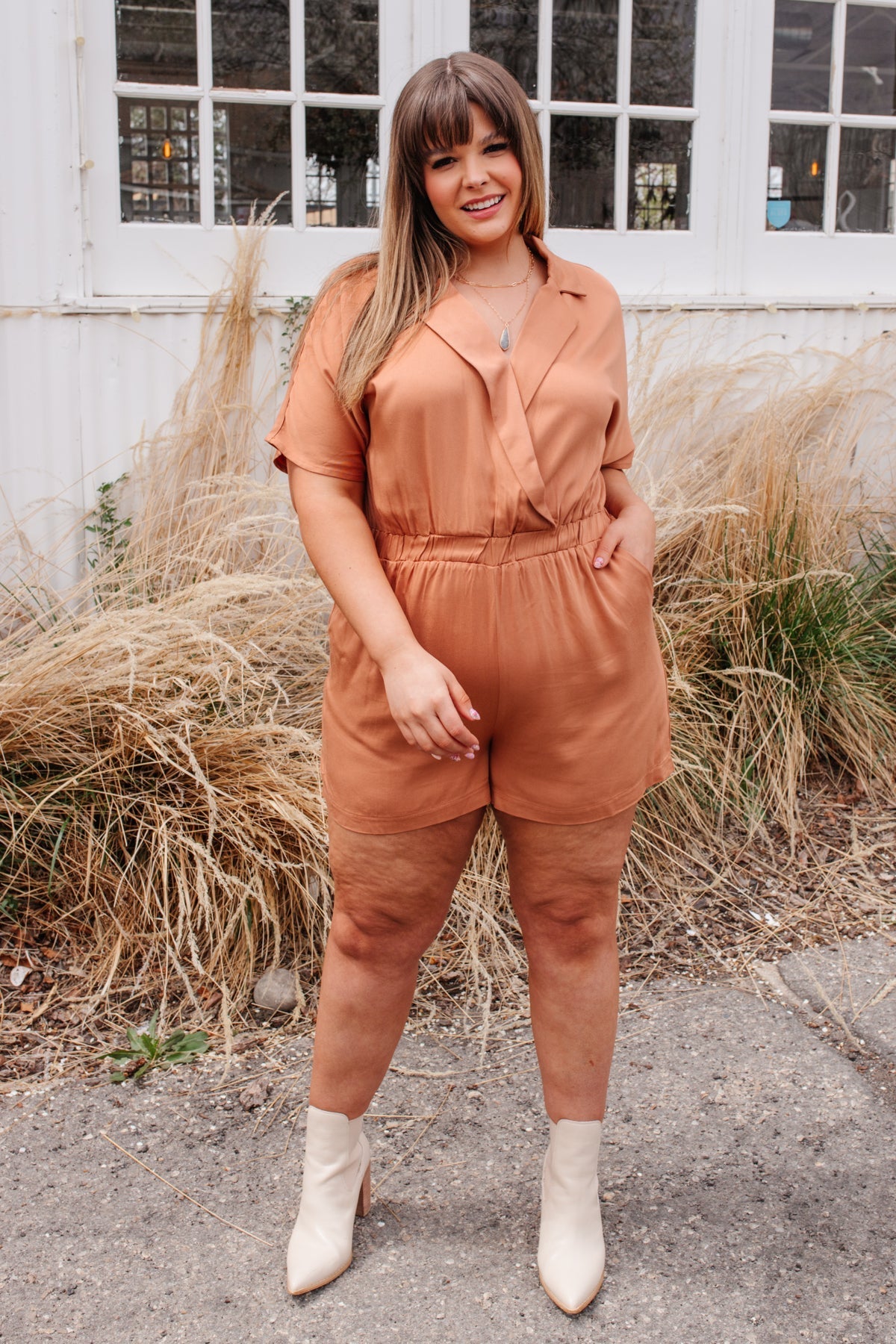 Midtown Romper Womens 