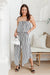 Modern Stripes Sleeveless Jumpsuit Womens 