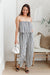 Modern Stripes Sleeveless Jumpsuit Womens 