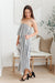 Modern Stripes Sleeveless Jumpsuit Womens 