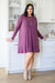 Most Reliable Long Sleeve Knit Dress In Plum Womens 