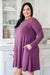 Most Reliable Long Sleeve Knit Dress In Plum Womens 