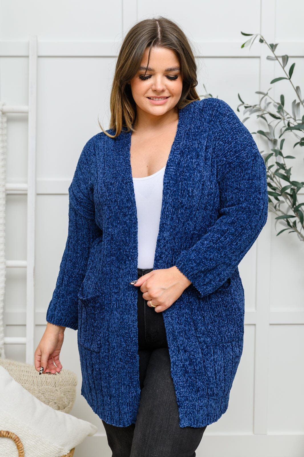 Doorbuster: Mountain Mornings Cardigan In Navy Womens 